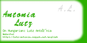 antonia lutz business card